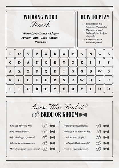 Wedding Newspaper Template with Photo, Wedding Newspaper Template, Wedding Program, Newlywed Times, Editable Newspaper Itinerary, Marriage